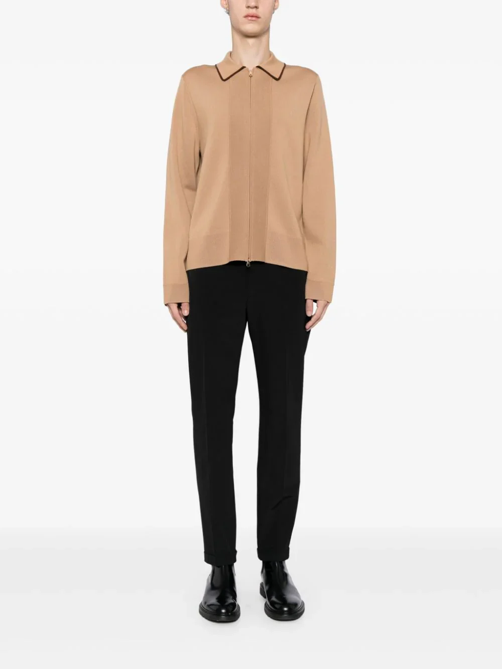 Zip Fastening Cardigan - Image 2