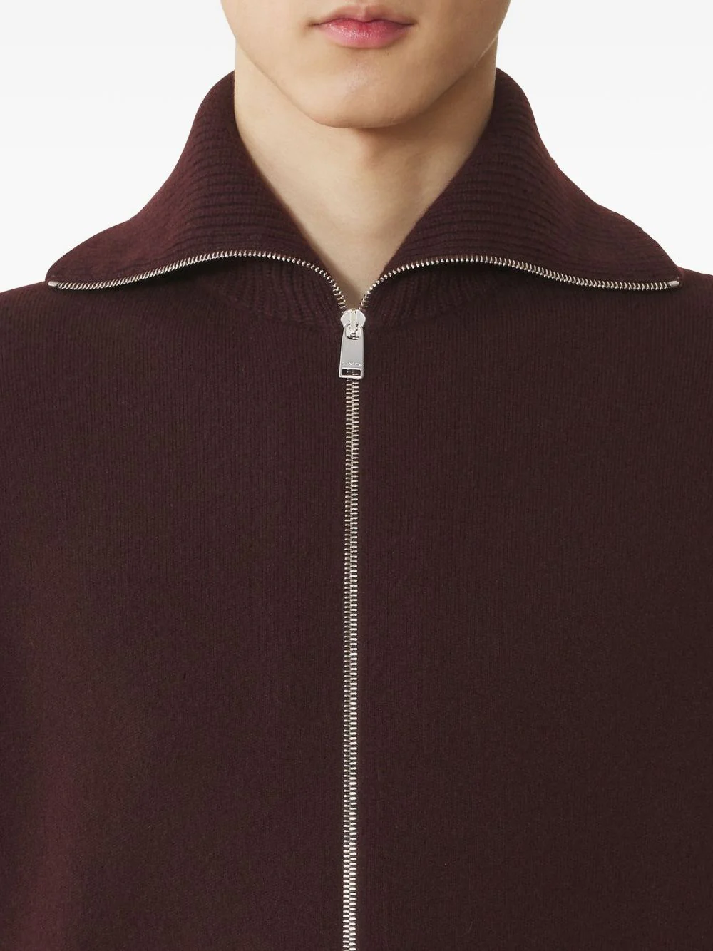 Zip-Fastening Cashmere Cardigan - Image 2