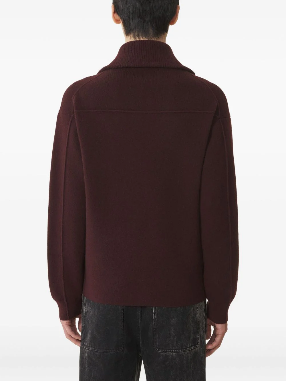 Zip-Fastening Cashmere Cardigan - Image 5