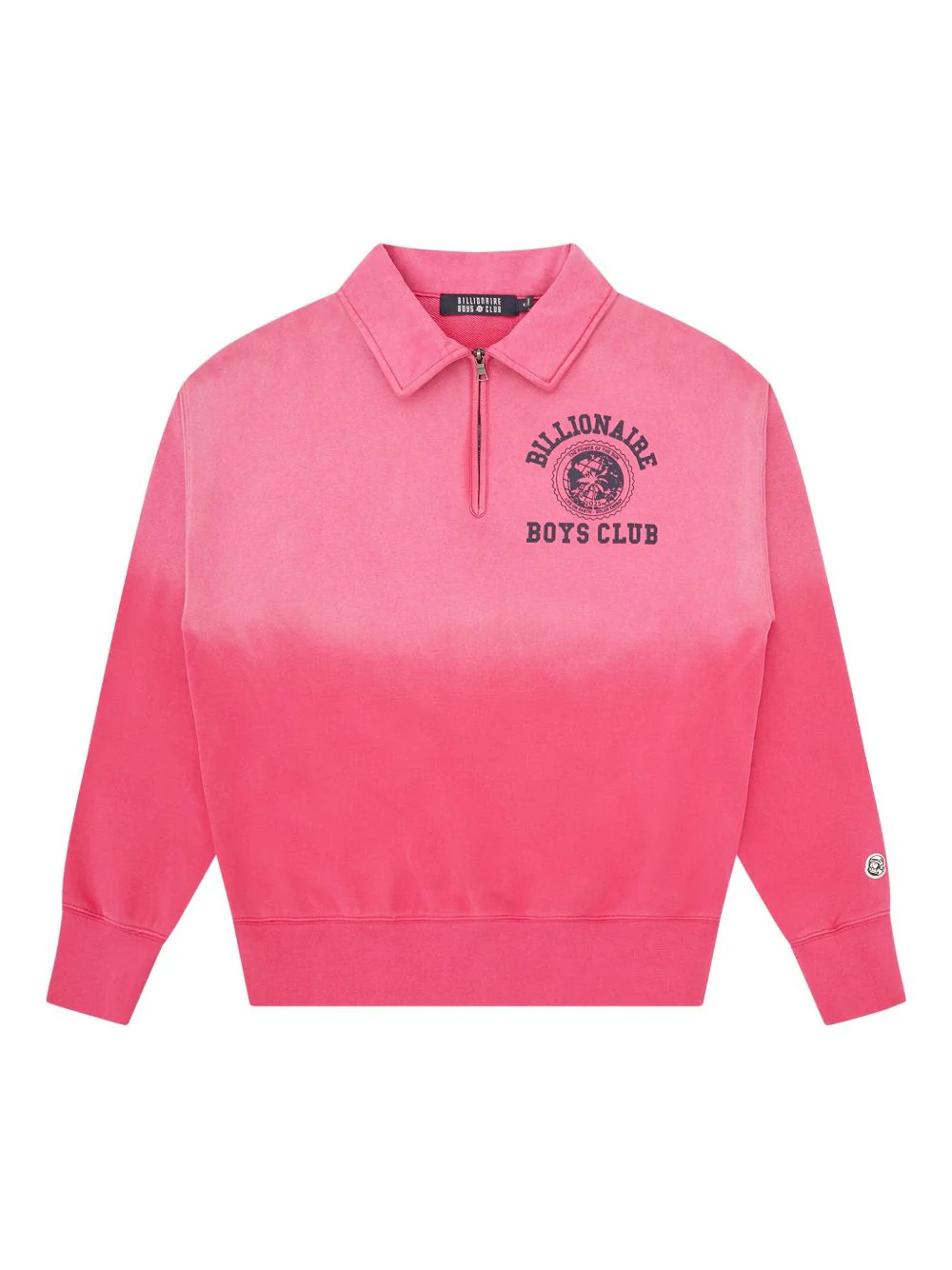 Zip-Fastening Graphic-Print Sweatshirt