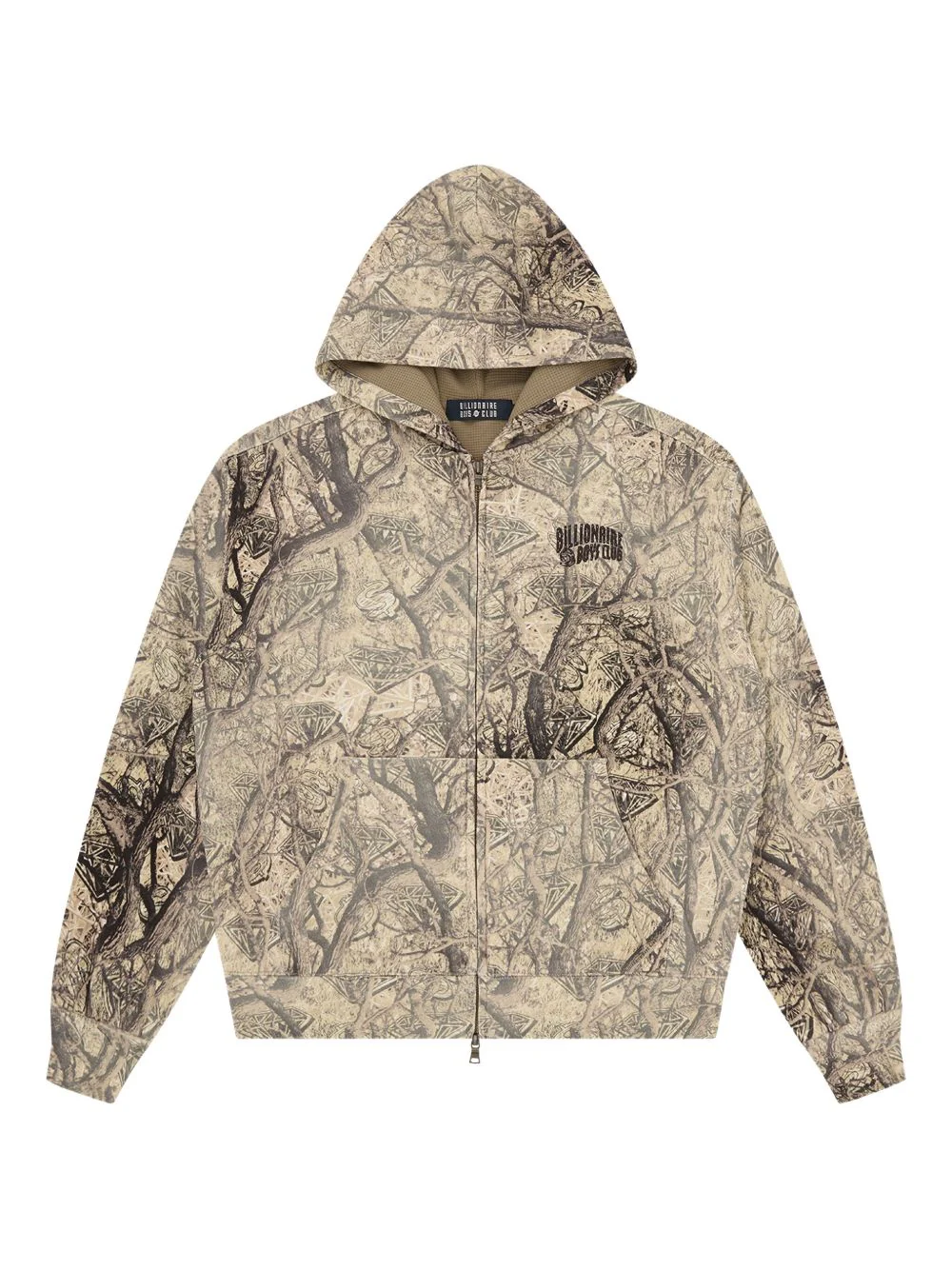 Zip-Fastening Hoddie