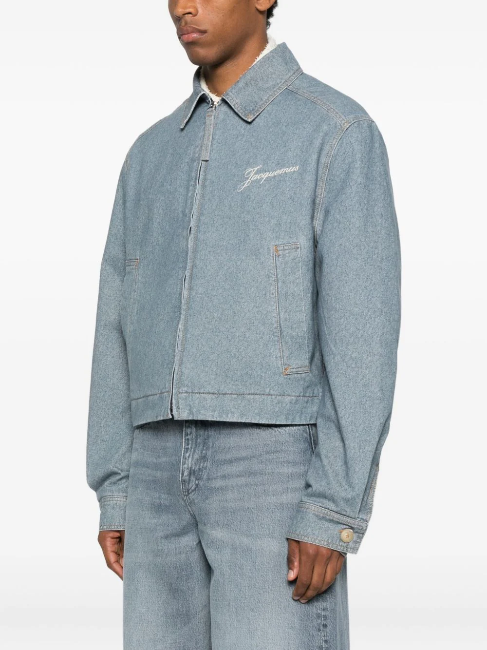 Zip-Fastening Logo-Detail Jacket - Image 2