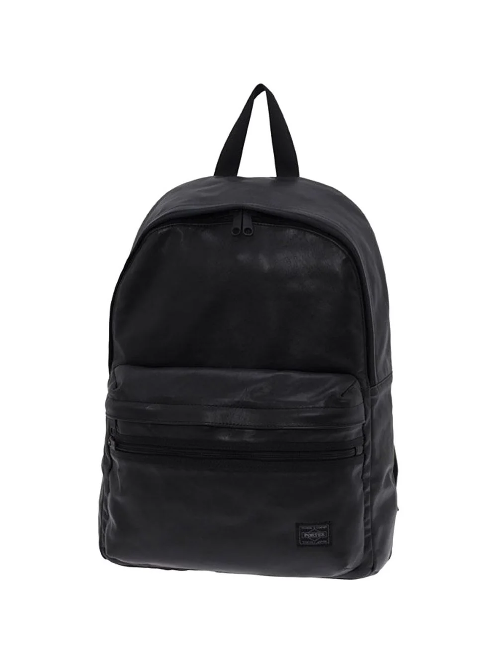 Zip Leather Backpack