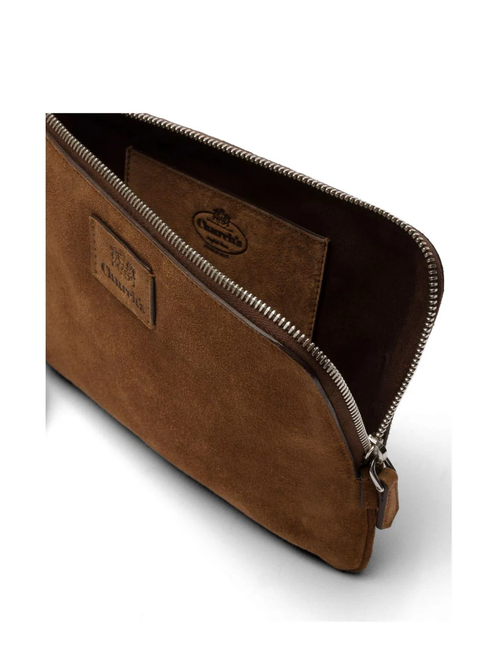 Zip Leather Clutch Bag - Image 3