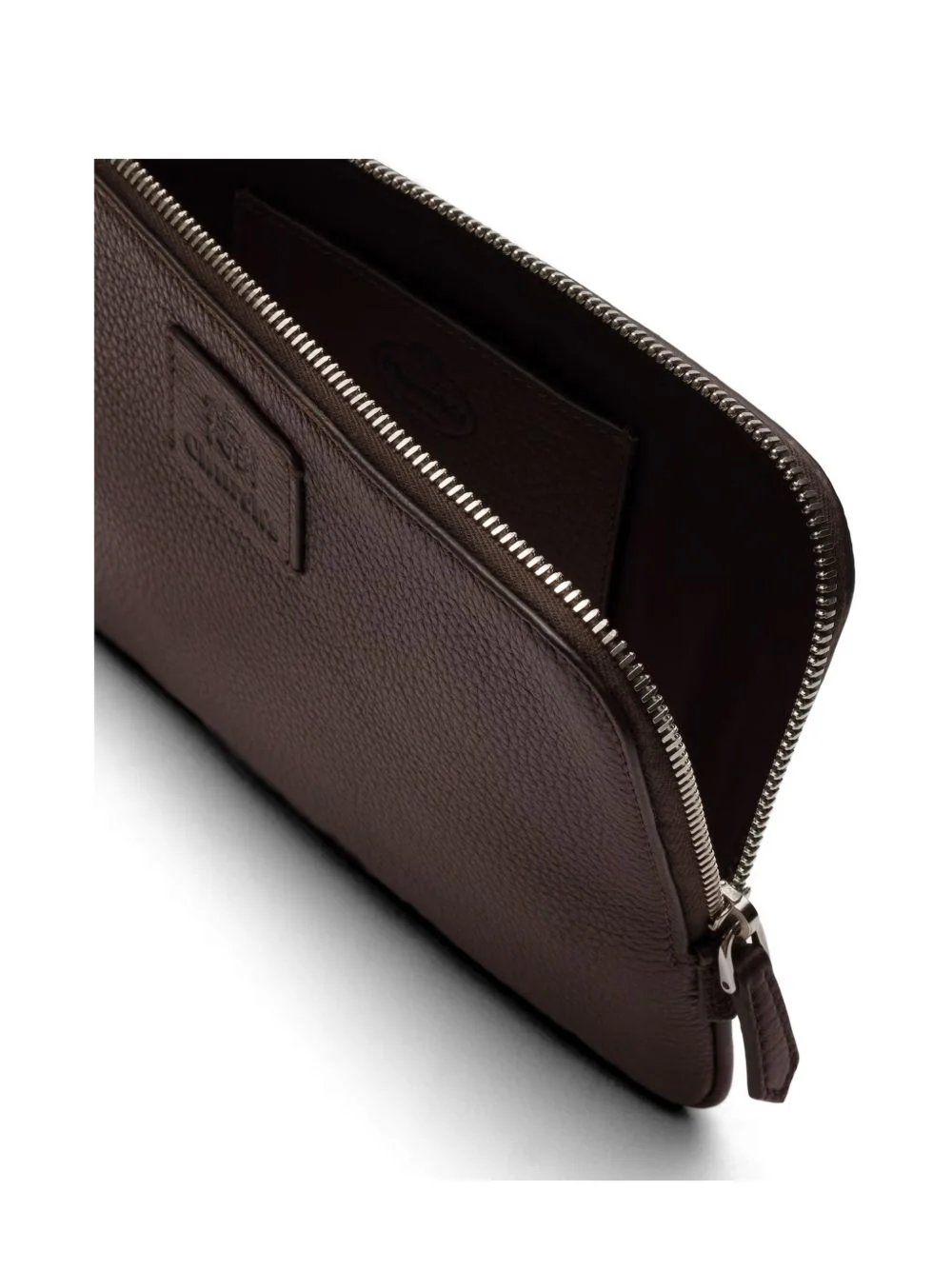 Zip Leather Clutch Bag - Image 3