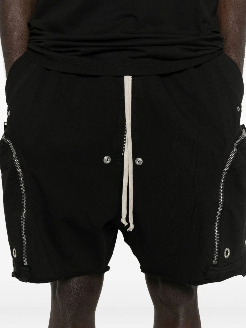 Zip-Pocket Drawstring Shorts - Image 3