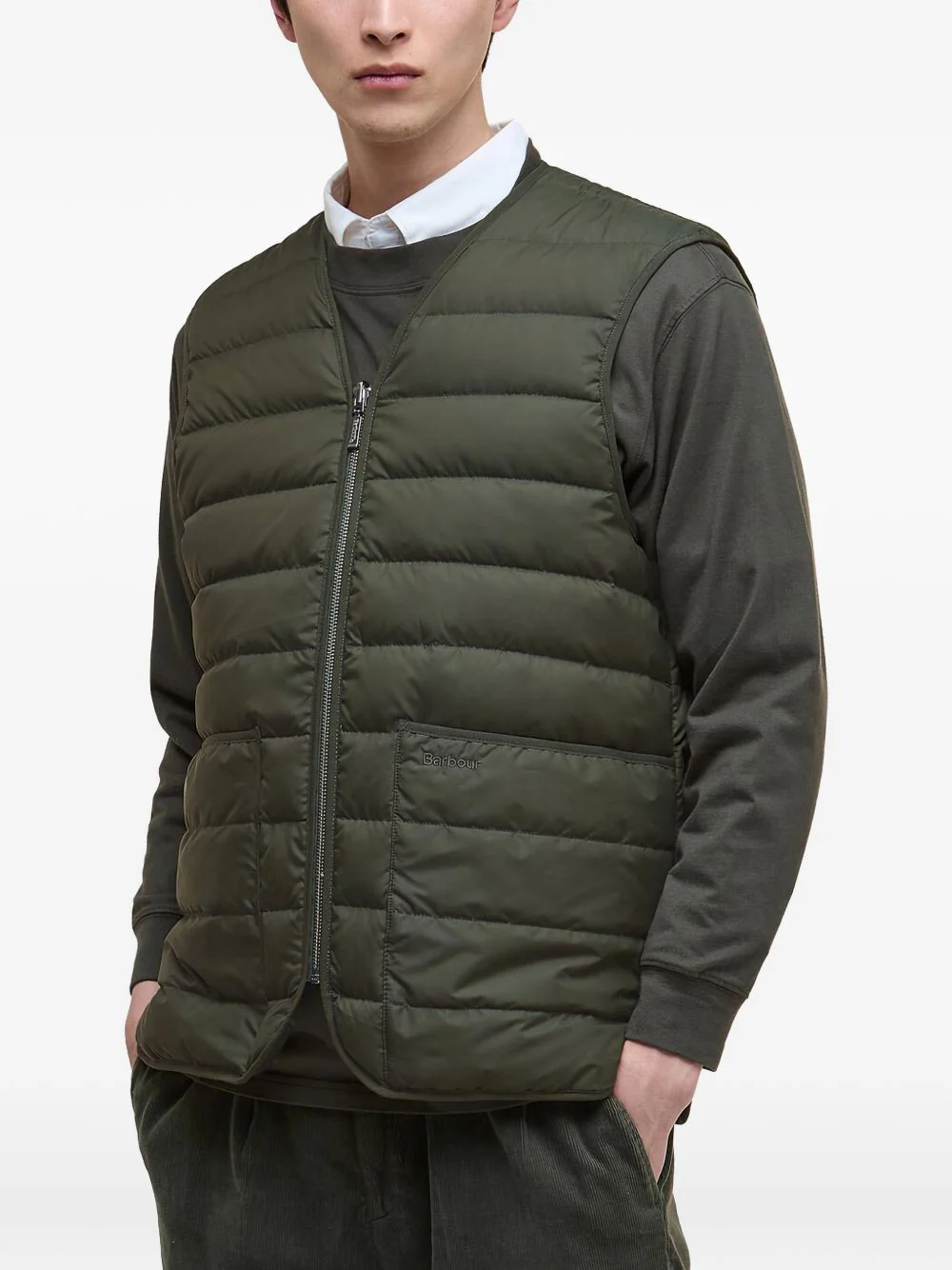 Zip Quilted Jacket - Image 4