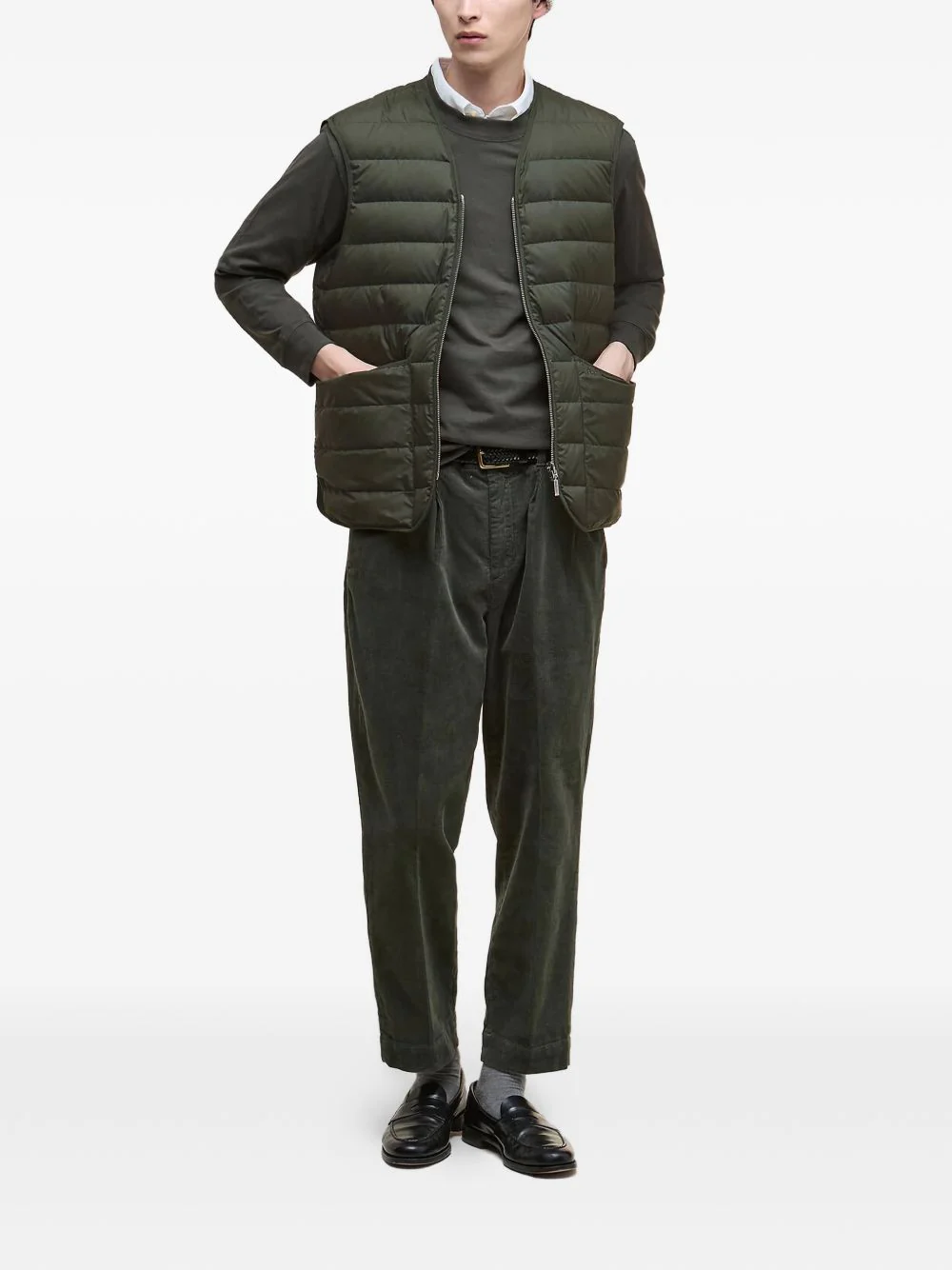 Zip Quilted Jacket - Image 5