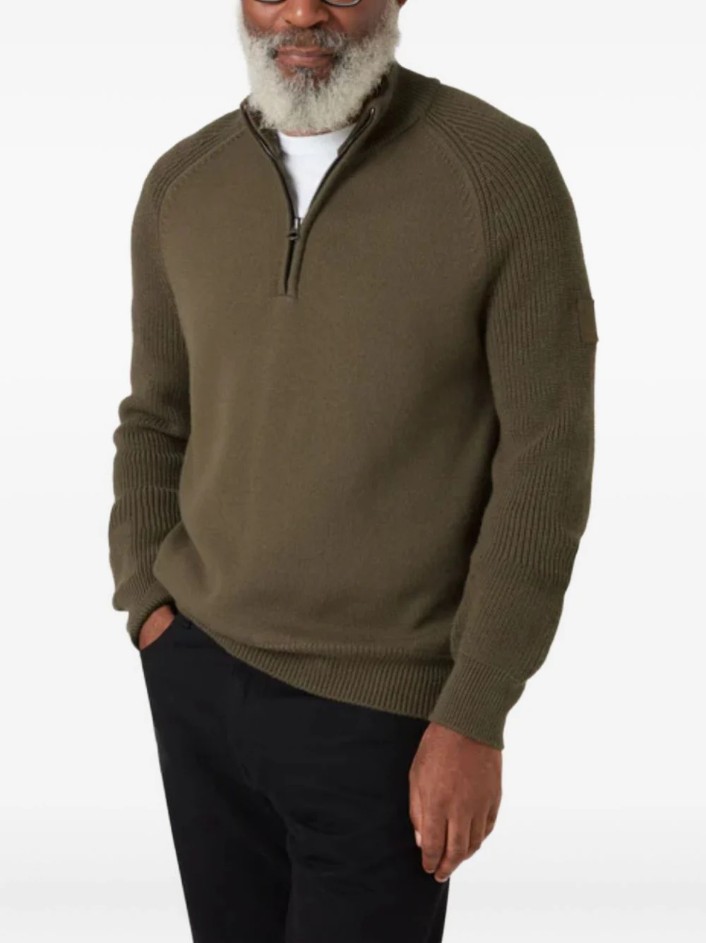 Zip Raglan Sleeve Knitwear - Image 3