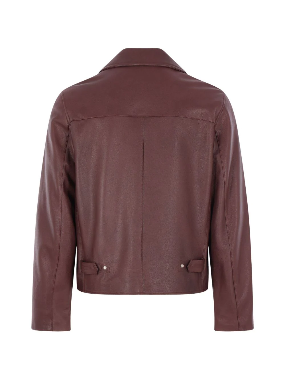 Zip-Up Leather Jacket - Image 2
