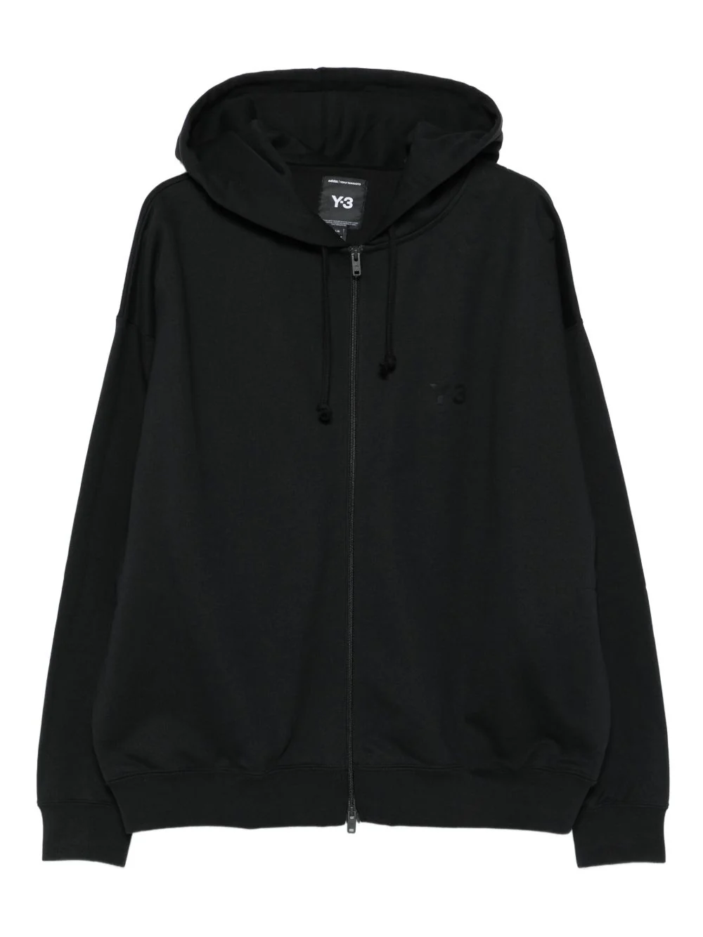 Zip-Up Logo-Detail Hoodie