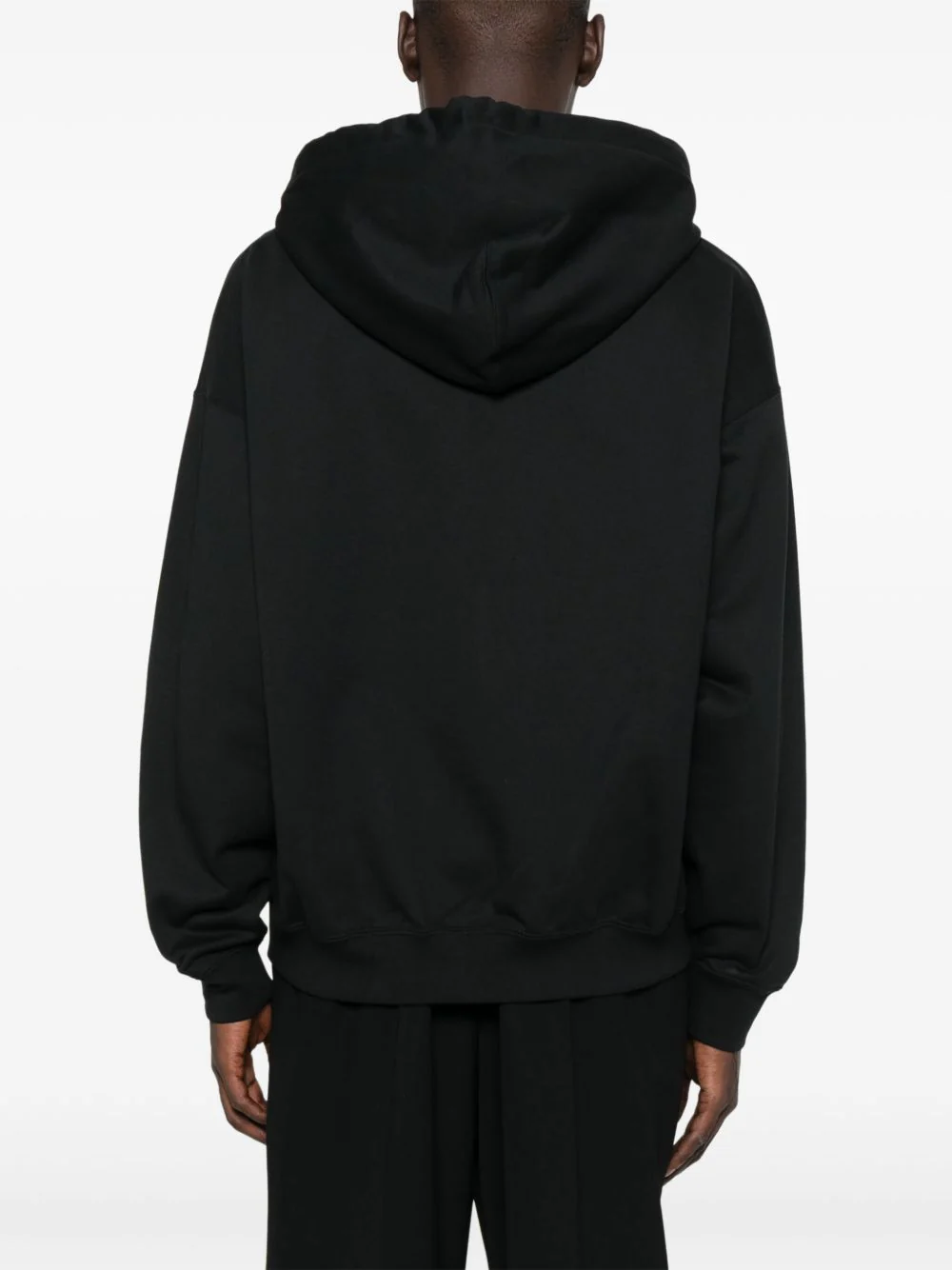Zip-Up Logo-Detail Hoodie - Image 4