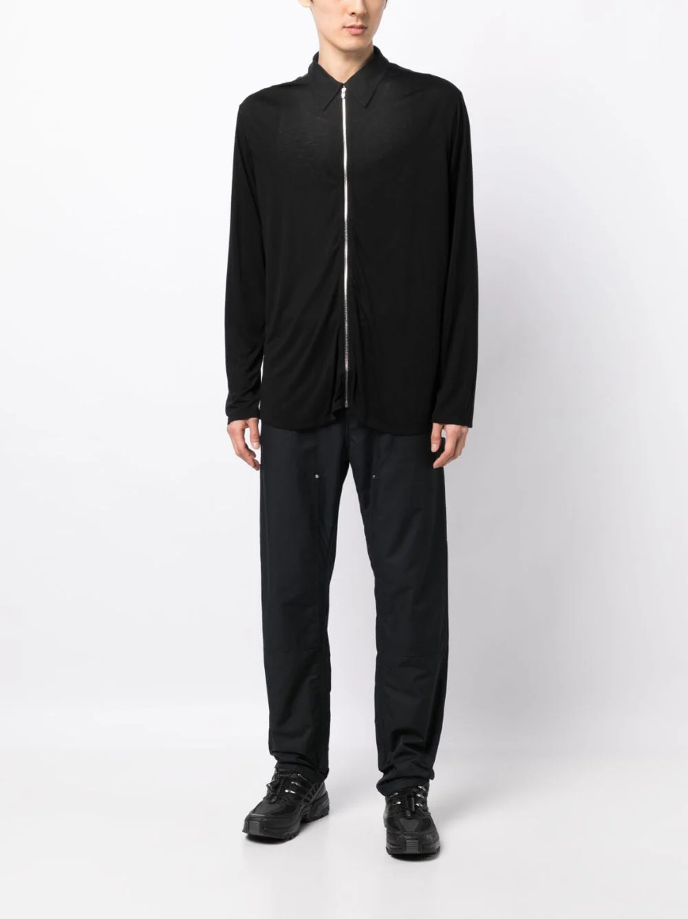 Zip-Up Lyocell Jacket - Image 4