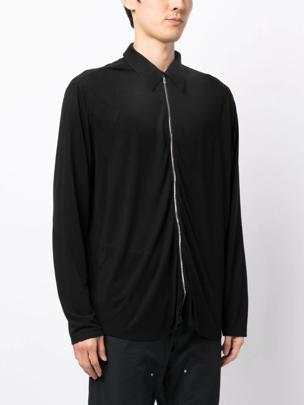 Zip-Up Lyocell Jacket - Image 6