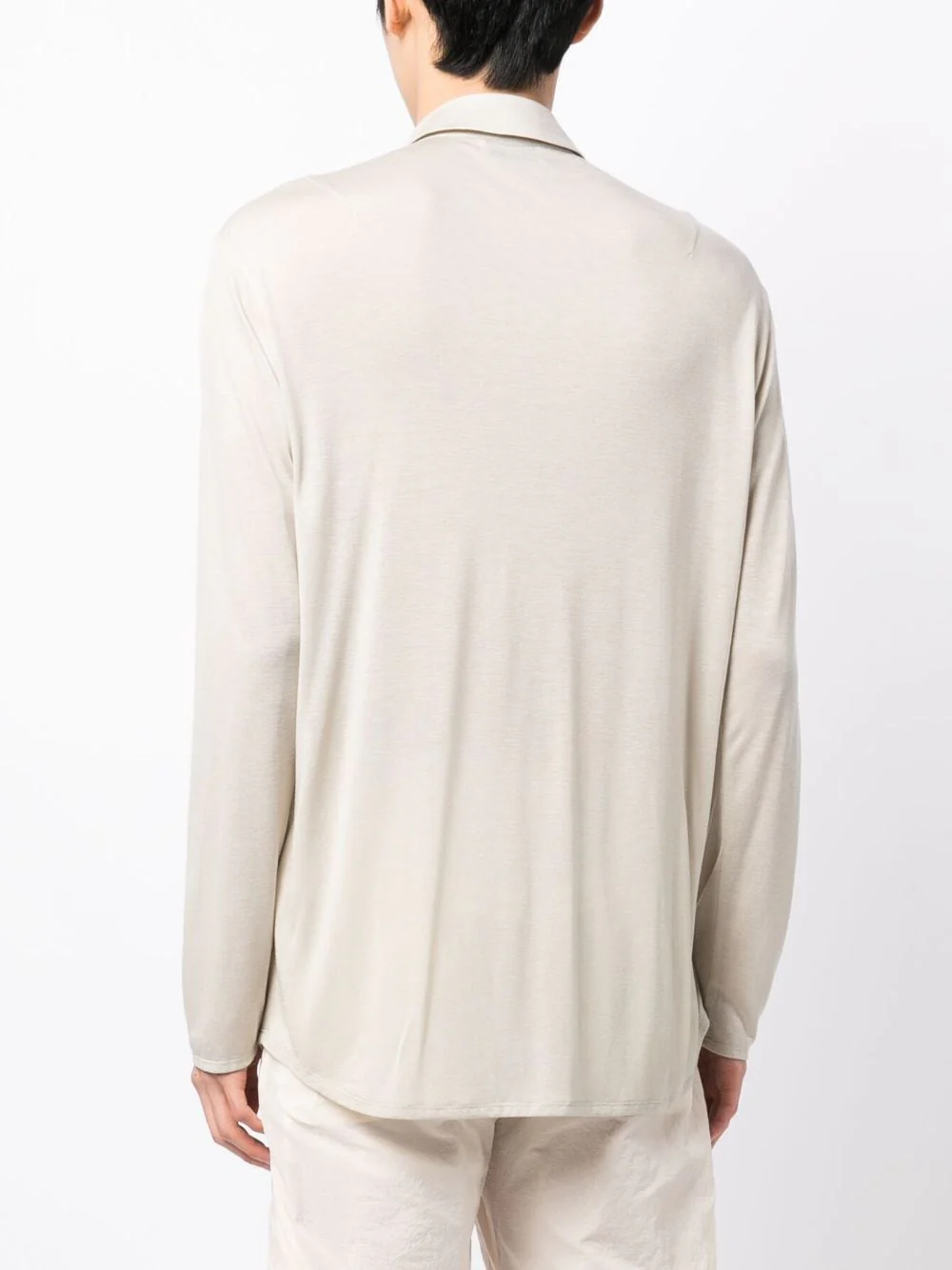 Zip-Up Lyocell Shirt - Image 2
