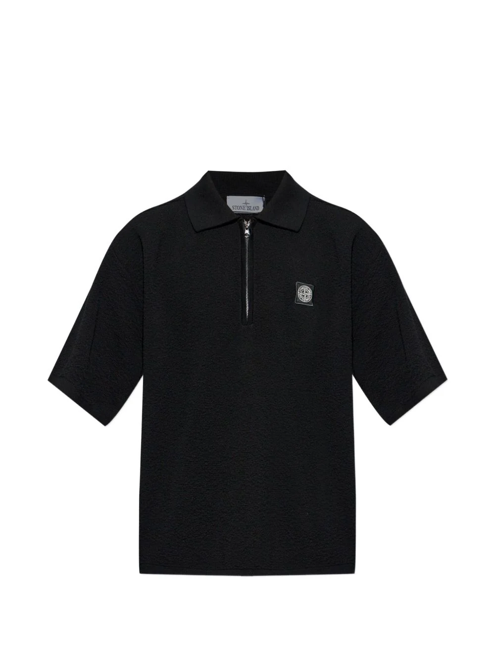Zip-Up Polo Shirt