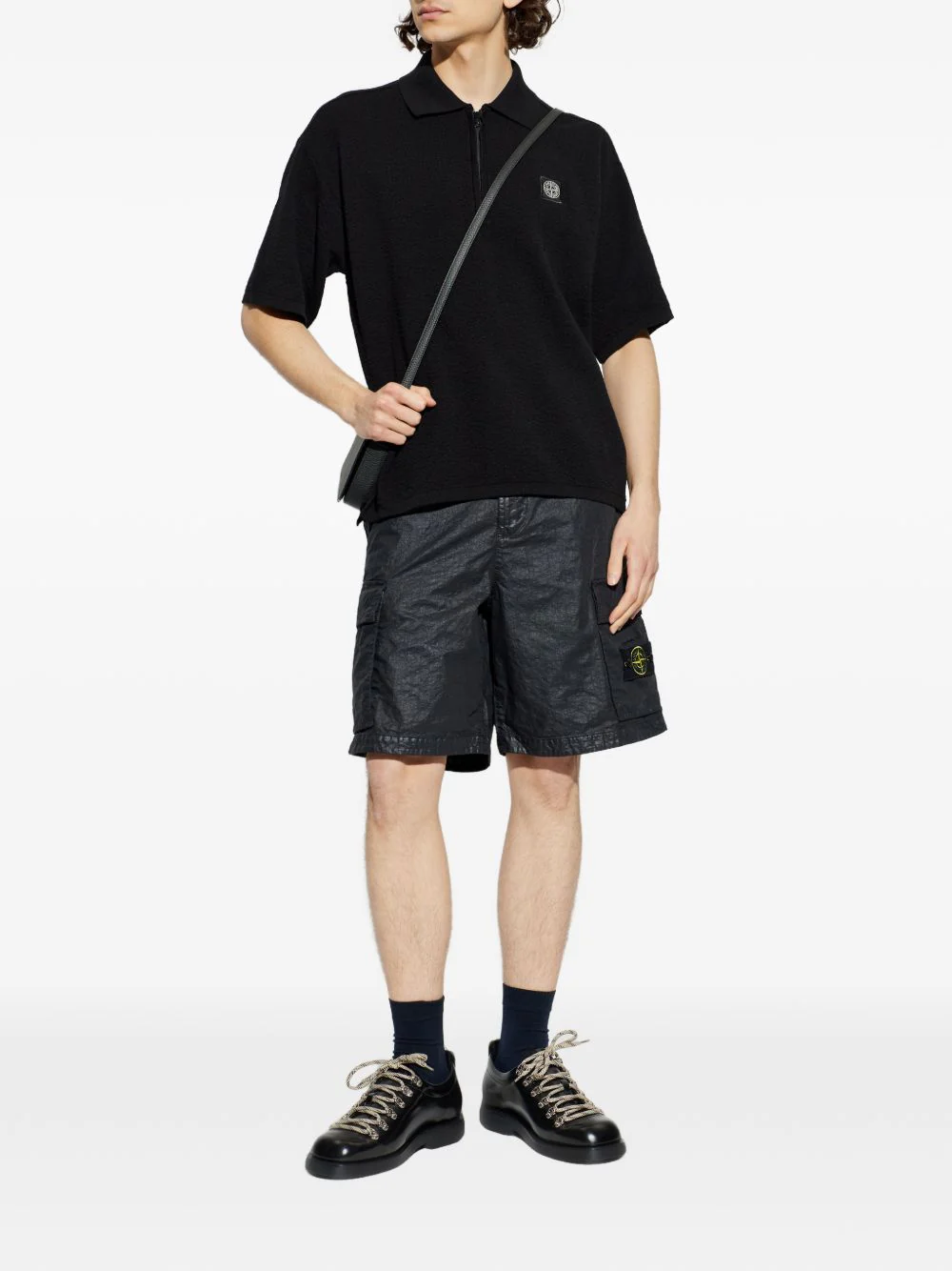 Zip-Up Polo Shirt - Image 3