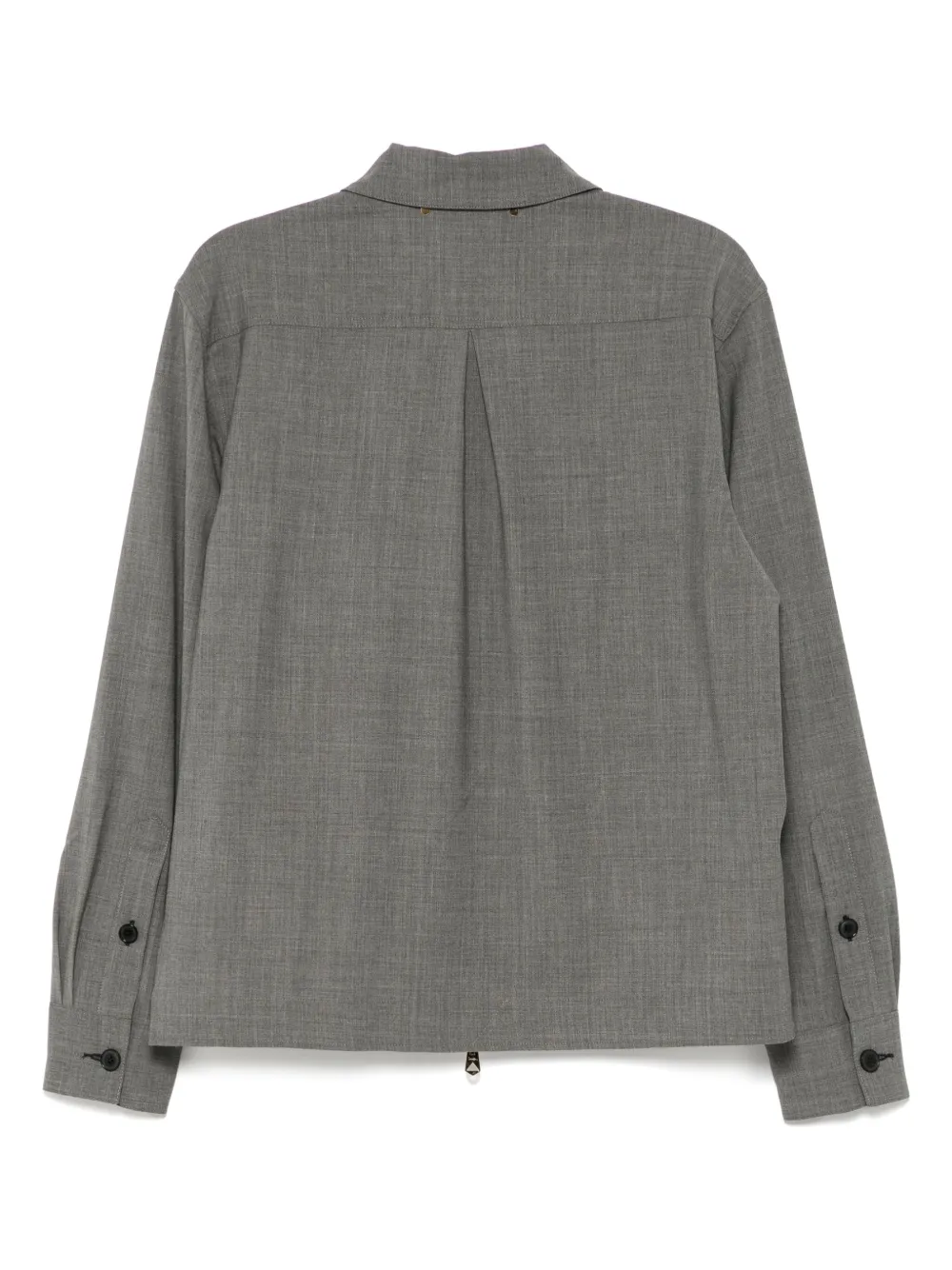 Zip-Up Shirt Jacket - Image 2