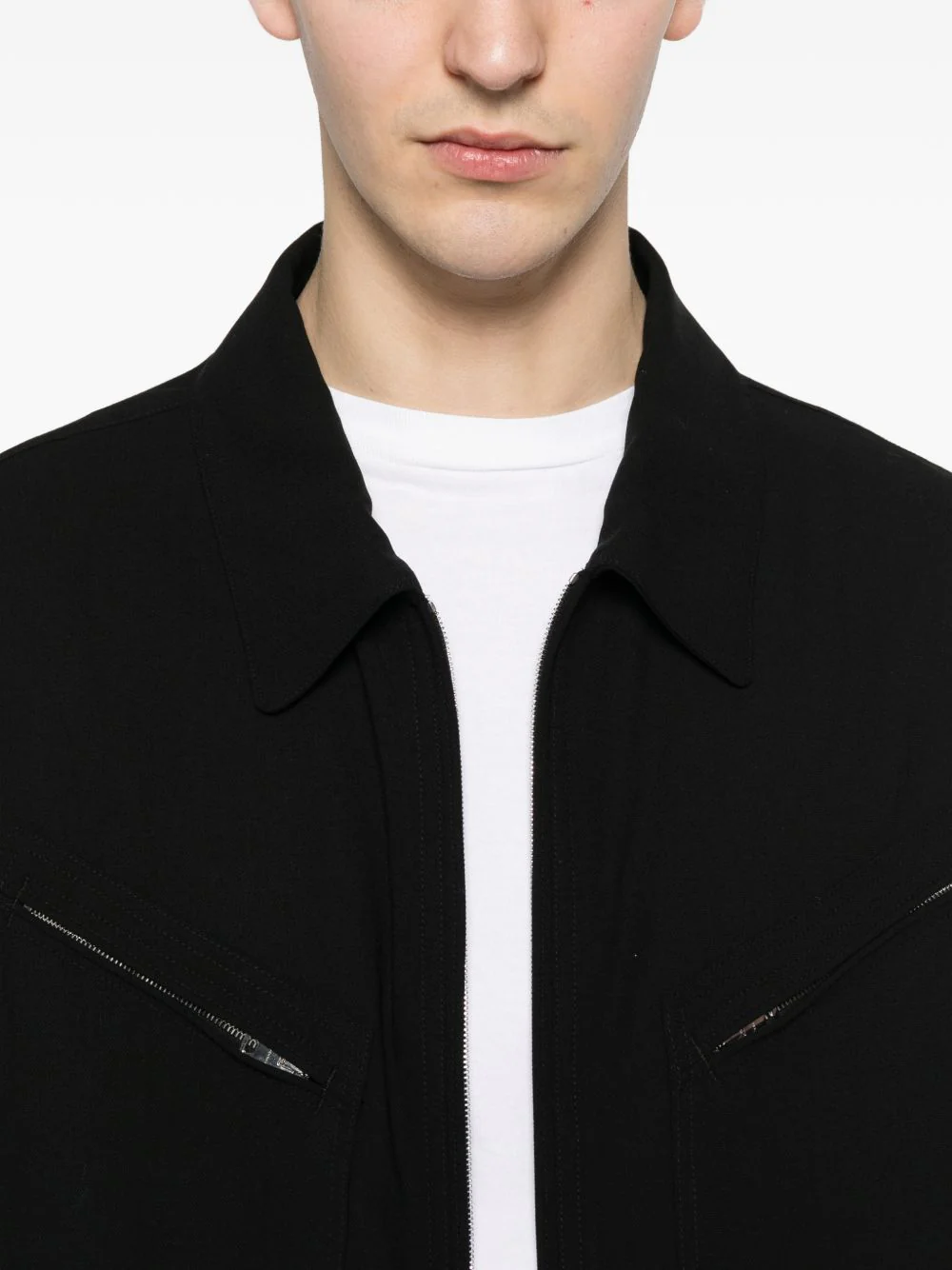 Zip-Up Shirt Jacket - Image 2