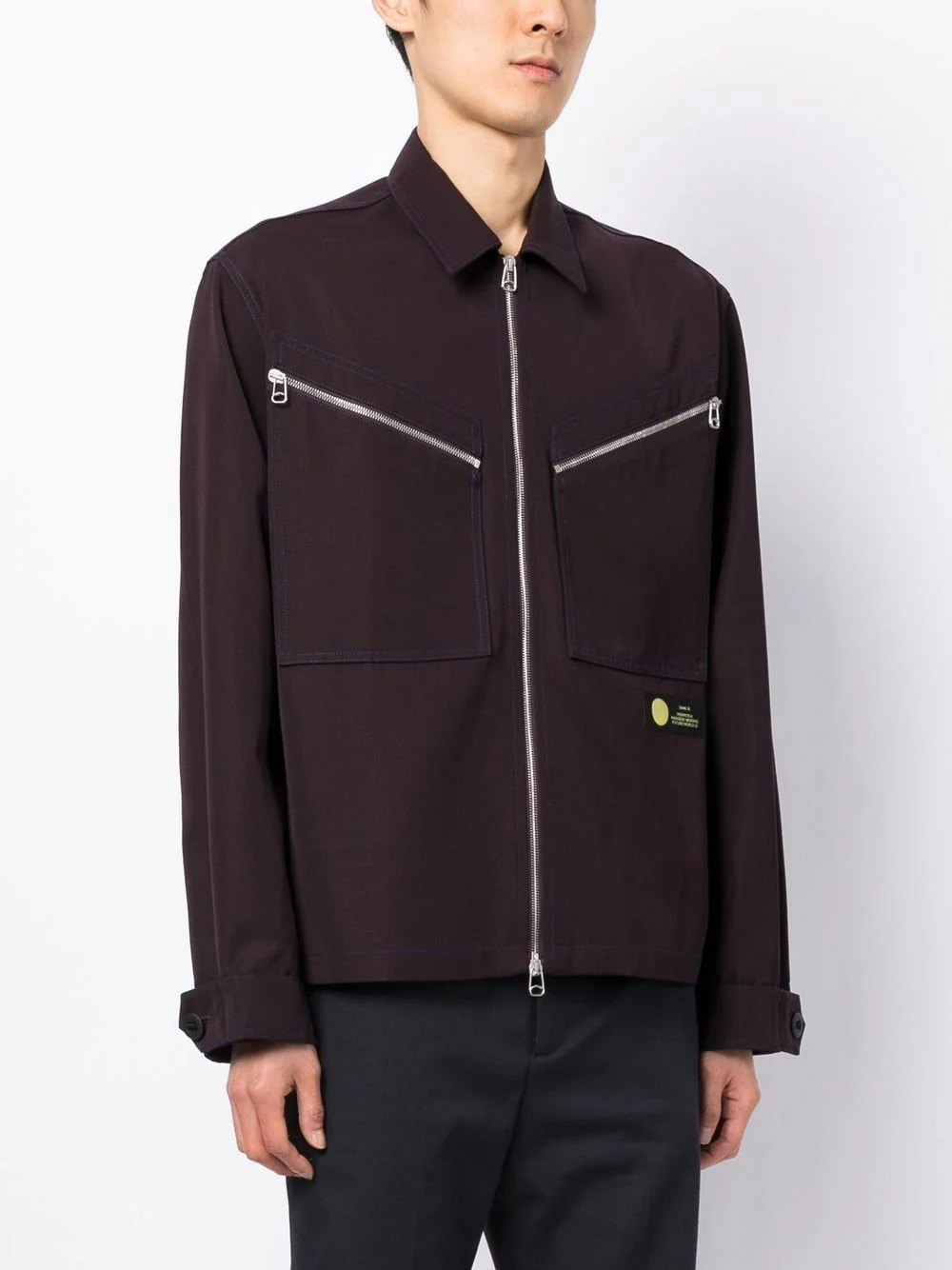 Zip-Up Shirt Jacket - Image 3