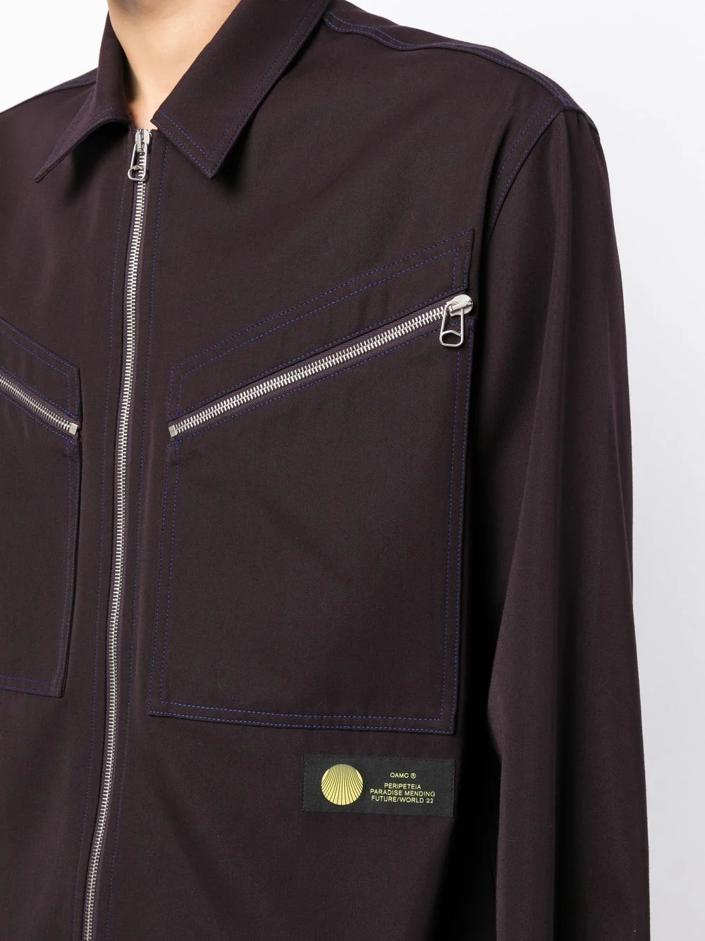 Zip-Up Shirt Jacket - Image 4