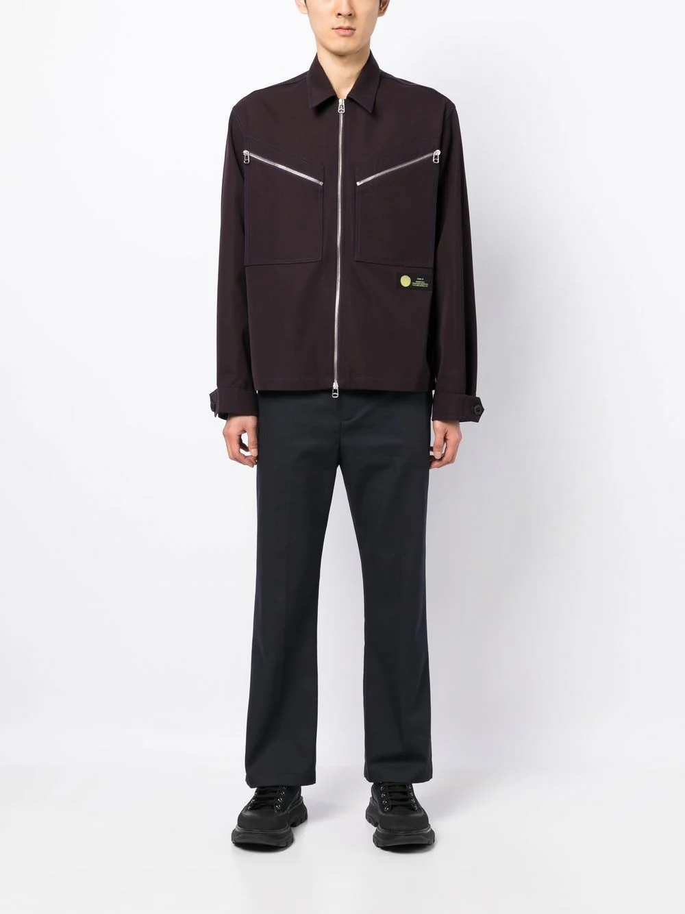 Zip-Up Shirt Jacket - Image 5