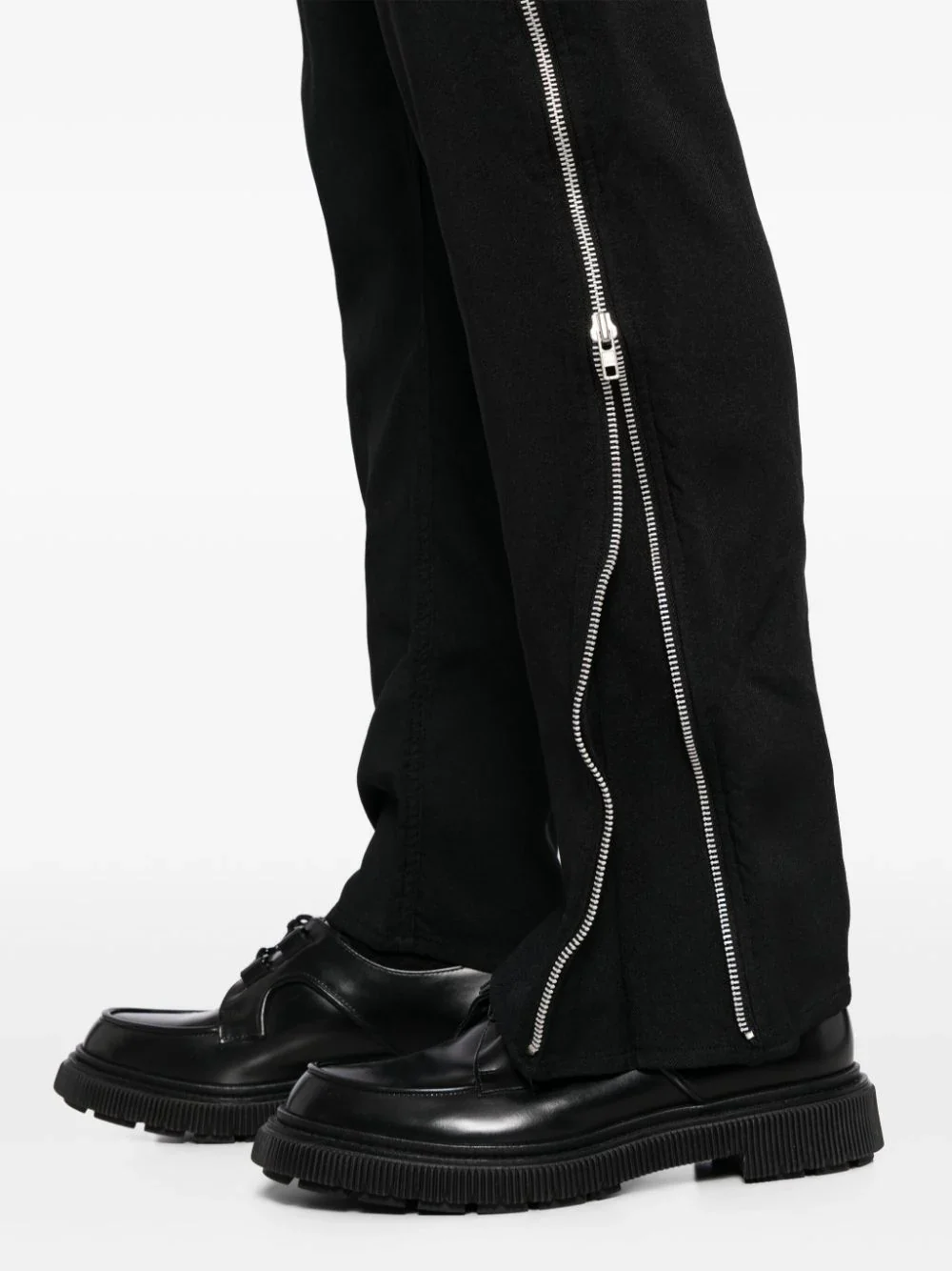 Zip-Up Tapered Trousers - Image 4